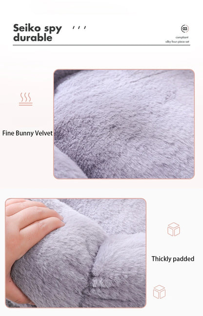 40-60cm Luxury Comfortable Cat Bed Breathable Soft Long Plush Unique Flower-Shaped Indoor Sleeping Dog Mat Pet Supplies