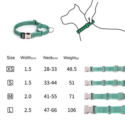 Personalized Martingale Dog Collar with Custom Name Adjustable Anti-Escape No Pull Training Collar for Dogs Pet Safety Accessory