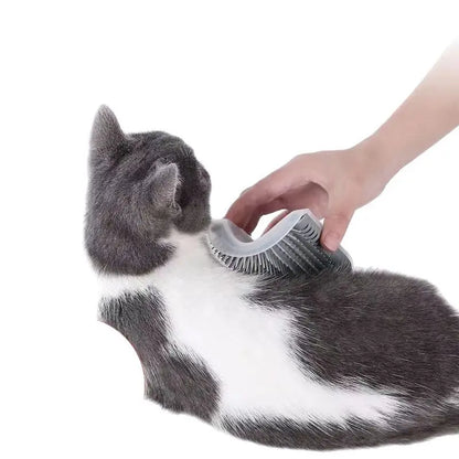 Softer Cat Scratcher Massager Comb Removable Hair Removal Beauty Clean Corner Brush for Kitten with Catnip Cat Accessories