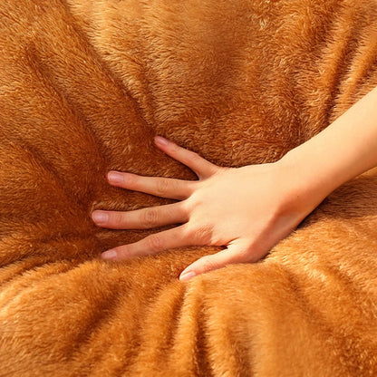 Enclosed Triangle Tent Cat Bed Cozy Thickened Warm Indoor Deep Sleep Pet Nest for Small Medium Dogs Teddy Chihuahua Essentials