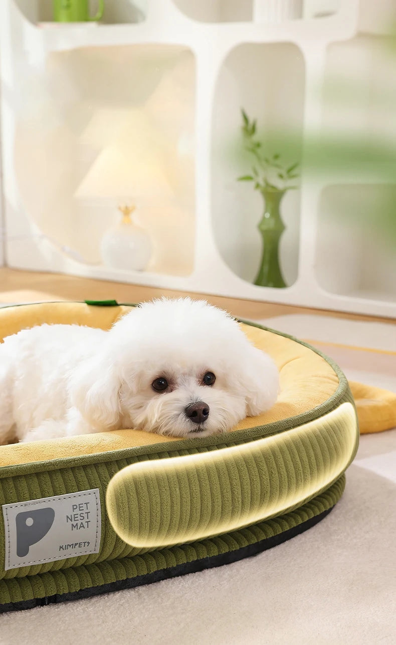Detachable Waterproof Dog Bed Thickened Skin-friendly Deluxe Plush Dog Crate Beds Comfy Anti-Slip Kennel Pad Pet Sleeping Mat