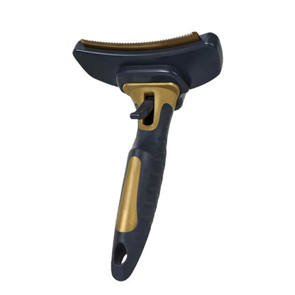 Self-Cleaning Dog Deshedding Brush Durable Pet Grooming Comb for Short/Long Hair Dogs Stainless Steel Undercoat Fur Remover Tool