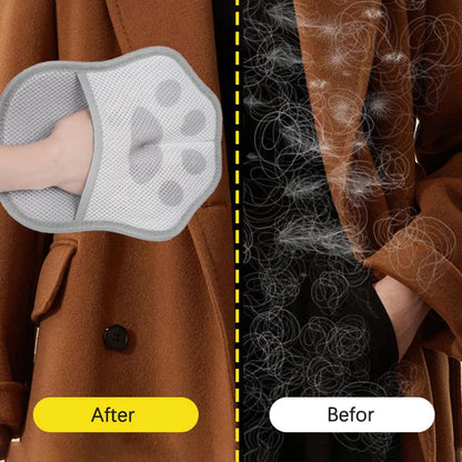 2 Pcs Breathable Double-sided Pet Hair Remover Gloves Reusable Self Cleaning Electrostatic Dog Massage Brush Pets Grooming Tool