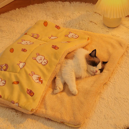Thickened Soft Fleece Pet Blankets Foldable Autumn Winter Home Keep Warm Comfortable Sleeping Fluffy Cat Bed Mat Pets Accessorie
