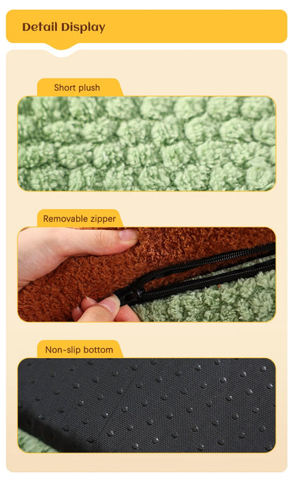 Thickened Enclosed Pet House Cute Sunflower Shape Removable Washable Winter Warm Deep Sleep Cave Sofa for Cats Cama Para Perro