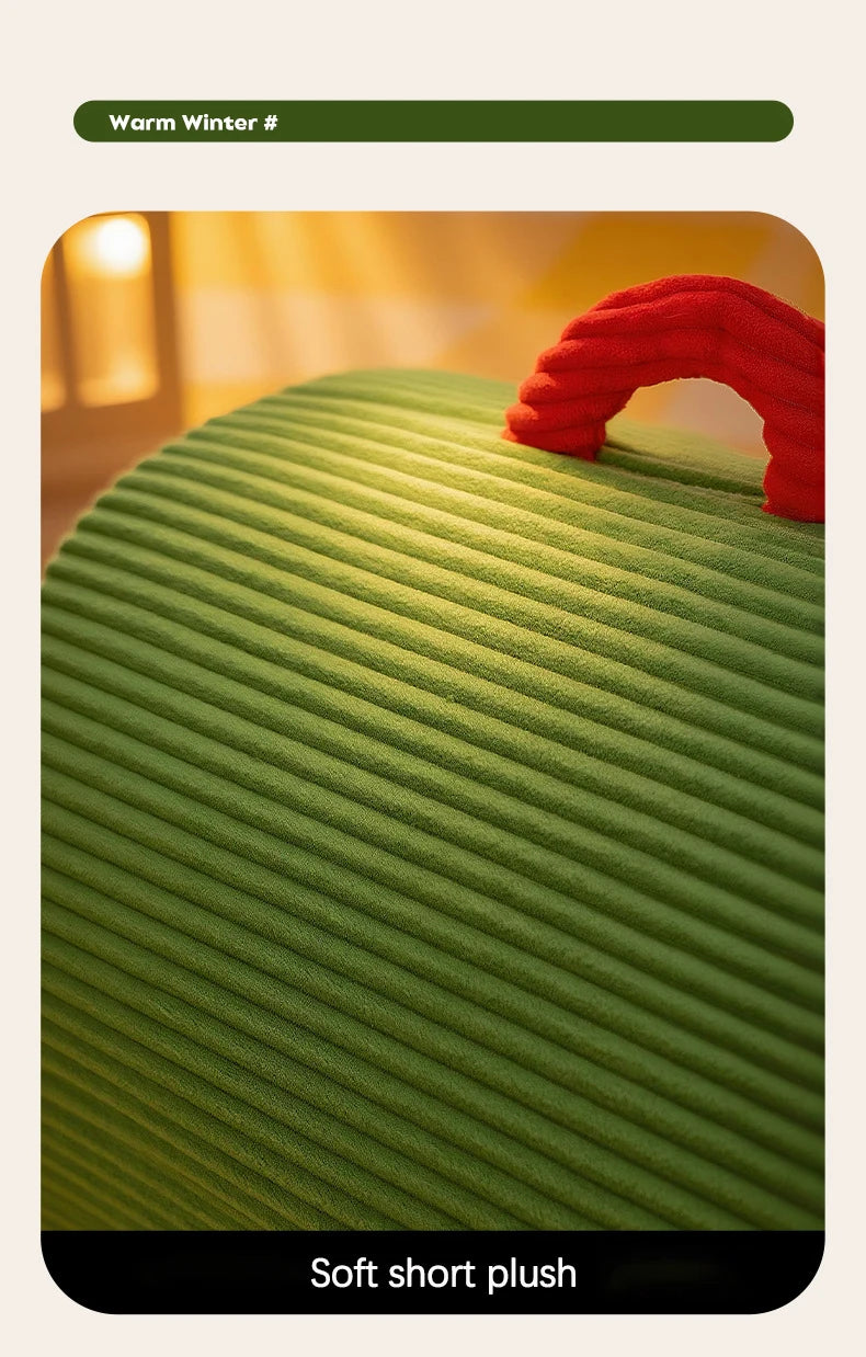 Semi-Closed Thickened Round Pet Sleeping Cave Portable Handheld Design Comfortable Cozy Cat House Christmas Katten Accessories