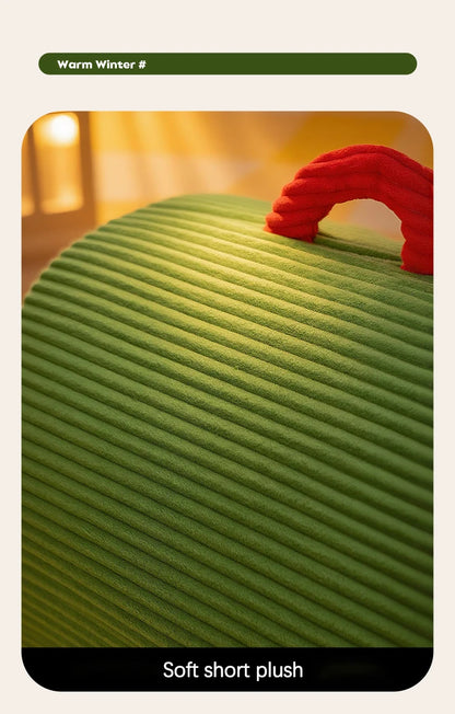 Semi-Closed Thickened Round Pet Sleeping Cave Portable Handheld Design Comfortable Cozy Cat House Christmas Katten Accessories