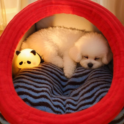Foldable Washable Cozy Pet House for Cats Puppy Portable Handheld Cave Sofa Design All Seasons Warm Dog Nest Accessoires Chien