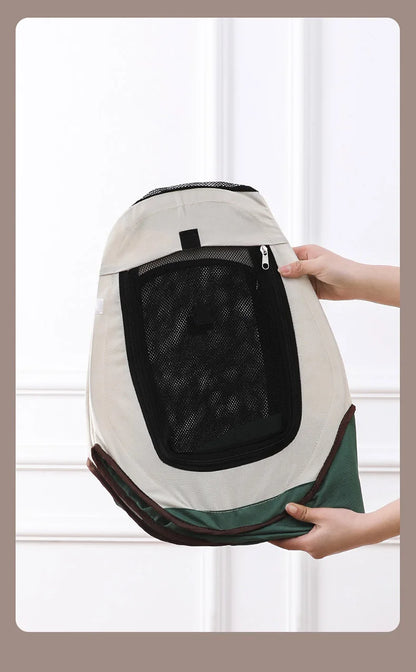 Portable Foldable Semi-Enclosed Pet Tent House Cozy Hexagon Waterproof Oxford Cloth Outdoor Pet Fence for Cats Cosas Para Gatos