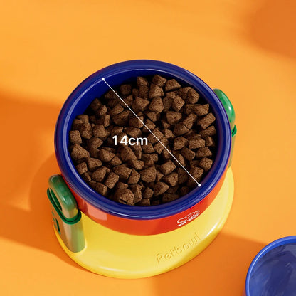 Large Capacity Elevated Dog Bowl Pet Bowl 3 Level Height Adjustment Protect Cervical Anti-Slip Dog Feeder Gamelle Pour Chien