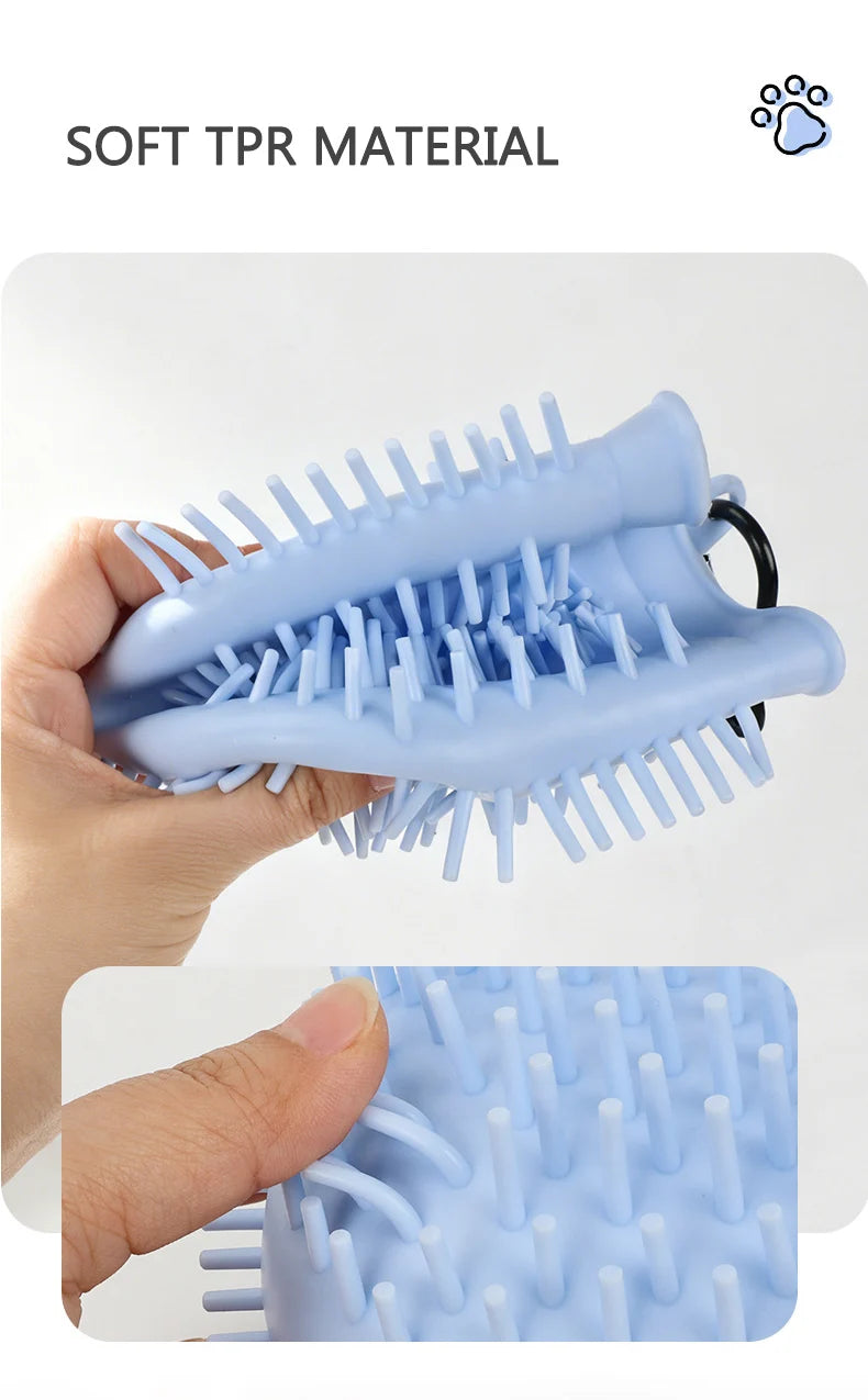 2 in 1 Portable Dog Paw Cleaner Cup with Towel Soft Silicone Pet Foot Washer for Small Medium Dogs Pet Home Grooming Supplies