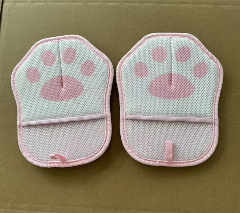 2 Pcs Breathable Double-sided Pet Hair Remover Gloves Reusable Self Cleaning Electrostatic Dog Massage Brush Pets Grooming Tool