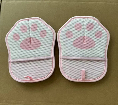 2 Pcs Breathable Double-sided Pet Hair Remover Gloves Reusable Self Cleaning Electrostatic Dog Massage Brush Pets Grooming Tool