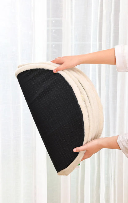Thickened Enclosed Tent Cat House Foldable Portable Soft Warm Calming Cat Nest Anti-Anxiety Large Space Pet Bed for Kittens Cats