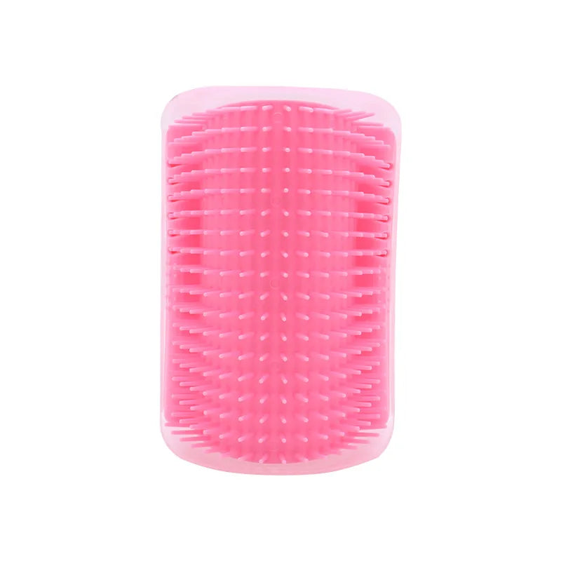 Softer Cat Scratcher Massager Comb Removable Hair Removal Beauty Clean Corner Brush for Kitten with Catnip Cat Accessories