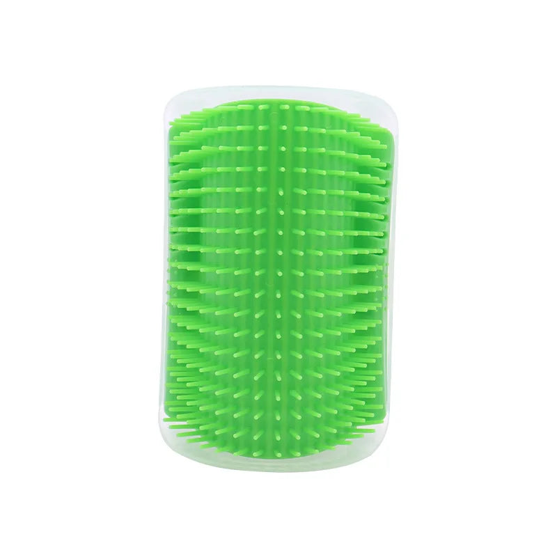 Softer Cat Scratcher Massager Comb Removable Hair Removal Beauty Clean Corner Brush for Kitten with Catnip Cat Accessories