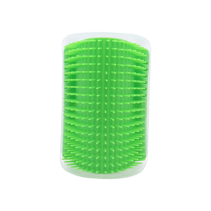 Softer Cat Scratcher Massager Comb Removable Hair Removal Beauty Clean Corner Brush for Kitten with Catnip Cat Accessories