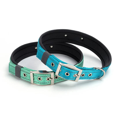 Personalized Reflective Dog Collar with Detachable Name Tag Soft Neoprene Padded Adjustable Nylon Collar for Dogs Pet Pitbulls