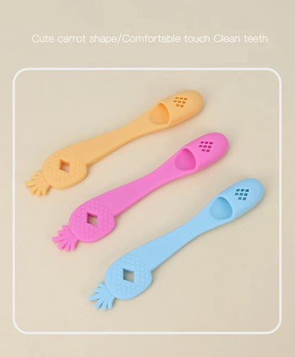 3pcs Soft Silicone Pet Finger Toothbrush Multifunctional Tear Stains Eye Chin Oral Care Finger Brush Pet Cleaning Grooming Tools