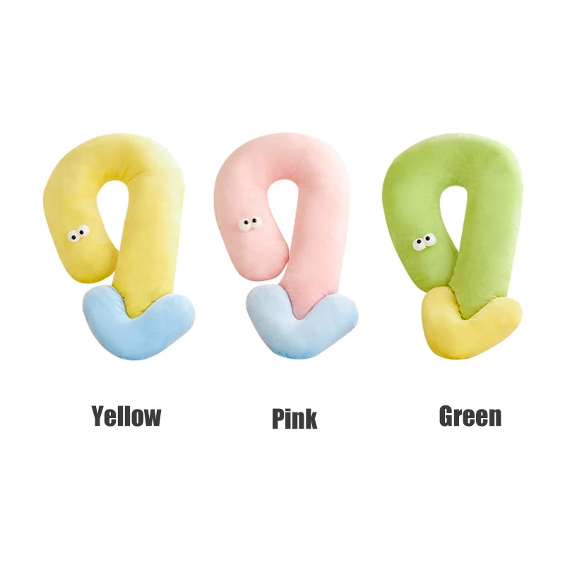Cute U-Shaped Pet Little Pillow Four Seasons Universal Neck Protector Comfortably Sleeping Cat Coussin Chat Pets Nest Supplies
