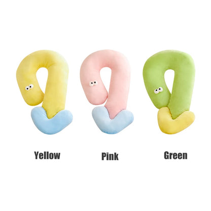 Cute U-Shaped Pet Little Pillow Four Seasons Universal Neck Protector Comfortably Sleeping Cat Coussin Chat Pets Nest Supplies