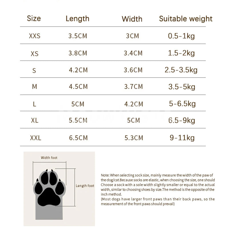 4Pcs Waterproof Anti‑Slip Dog Booties Adjustable Drawstring Soft warm Pet Dog Shoes for Puppy Yorkie Chihuahua Pet Accessories